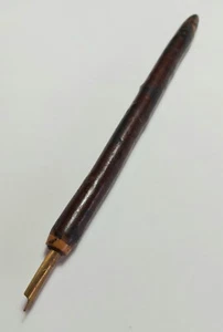 Johann Faber (fabricante de lápices) pluma de inmersión mediados del siglo XIX tinta madera pre Faber-Castelle soporte - Imagen 1 de 8