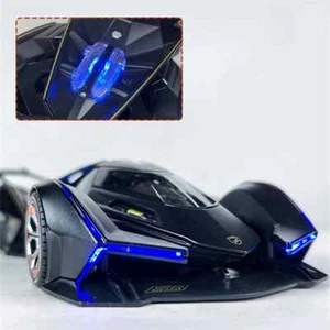1:24 V12 Vision GT Gran Turismo Alloy Metal Toy Racing Car Model Sound and Light - Picture 1 of 13