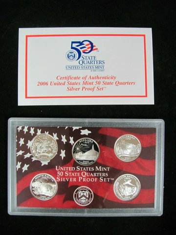 2006 United States Mint 50 State Quarters Silver Proof Set Cover