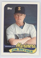 1989 Topps Team Checklist Collector's Edition (Tiffany) Jim Snyder #44