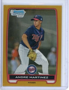 2012 Bowman Draft Chrome Andre Martinez BDPP63 Gold Refractor 05/50 Twins - Picture 1 of 1