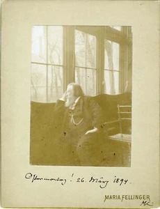 Brahms, Johannes. (1833–1897) Rare Original Photograph by Maria Fellinger - Picture 1 of 1