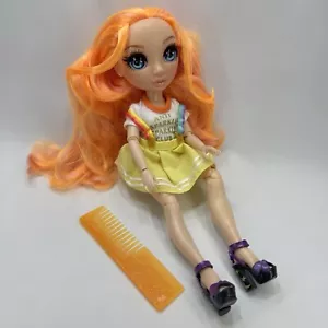 Rainbow High Poppy Rowan mit Avery Styles Kleidung Modepuppe unvollständig - Bild 1 von 8