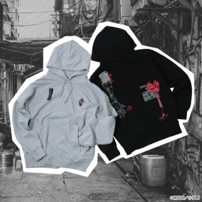 Dorohedoro Shin Hoodie Black/ Gray natalie Japan Cotton New - Image 1 of 4