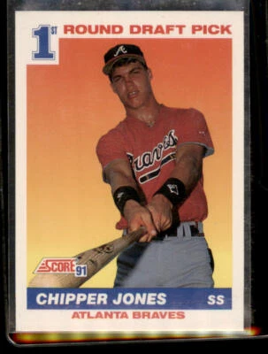 1991 Score #671 Chipper Jones RC (ref 227848) - Image 1 of 2