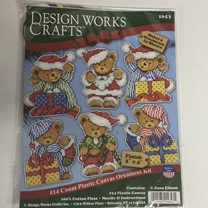 Cross Stitch Kit ~ Design Works Little Bears Christmas Ornaments PC (6) #DW1653 - Picture 1 of 2