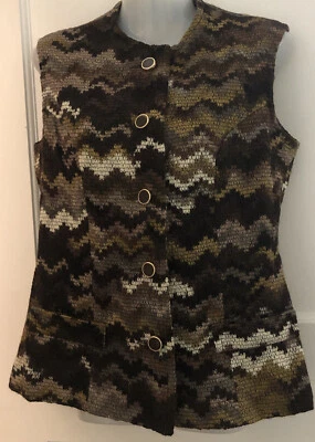 STYLISH TRUE VINTAGE 1960s HARELLA WOOL MIX WAISTCOAT - Image 1 of 4