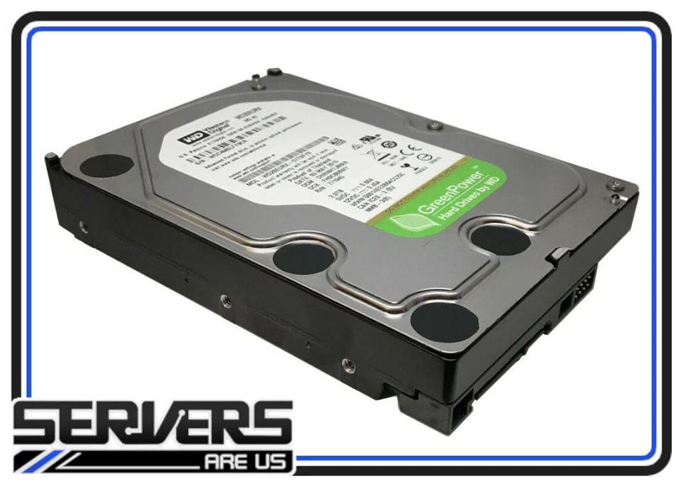 Western Digital 2 TB, Internal, 7200 RPM, 3.5" (WD20EURX) Hard Drive - Image 1 of 1