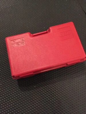 LEGO Vintage 1985 RED Building Block Brick Storage Travel Hard Carry Case Box - Image 1 of 4