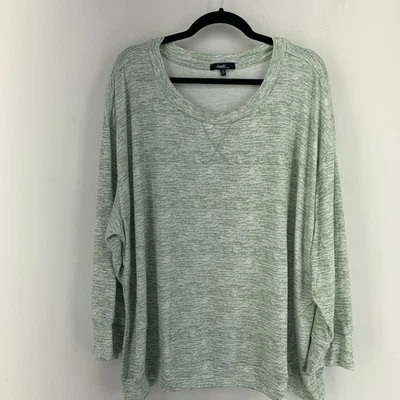 Angels Forever Young Womens 3X Crewneck Sweatshirt Lounge Athleisure Relaxed - Image 1 of 4