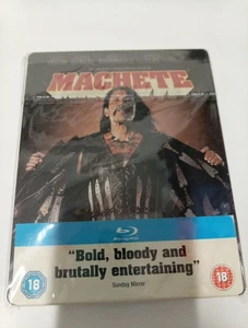 Machete 2010 selten UK Reg Free Blu Ray Steelbook NEU & VERSIEGELT - Bild 1 von 3