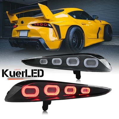 Luces traseras LED completas para Toyota GR Supra A90 A91 2020-2024 luces traseras ahumadas Foto 1 de 4