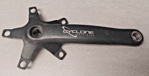 Cyclone Precision Double Drive Side Crank Arm BCD104 175mm Black JIS Ships USA:) - Picture 1 of 6
