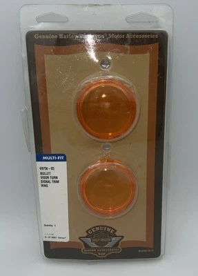 Harley Davidson 2004 visera de bala señal de giro anillo de ajuste 69756-05 Hog motocicleta Foto 1 de 4
