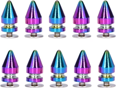 10 Наборы Заклепки Гвоздики Высокая Твердость Цветные Пули Подходит для Сделай Сам Lea... - Изображение 1 из 4
