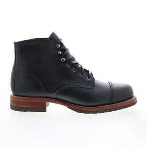 Botas de vestir informales negras Wolverine 1000 Mile Cap Toe W990076 para hombre - Imagen 1 de 5