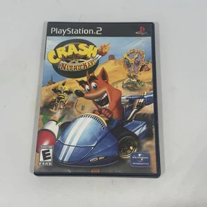 Crash Bandicoot: Nitro Kart (Sony PlayStation 2 PS2, 2003) Juego Completo En Caja - Imagen 1 de 3