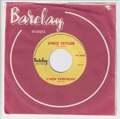 Vince TAYLOR * BRITISH ROCk'N'ROLL * Non UK 7" * 1961 BELGIUM 45 * Listen! Foto 1 de 2
