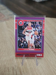 Kyle Kuzma 2024-25 NBA Hoops Purple Parallel Washington Wizards #17 - Picture 1 of 2