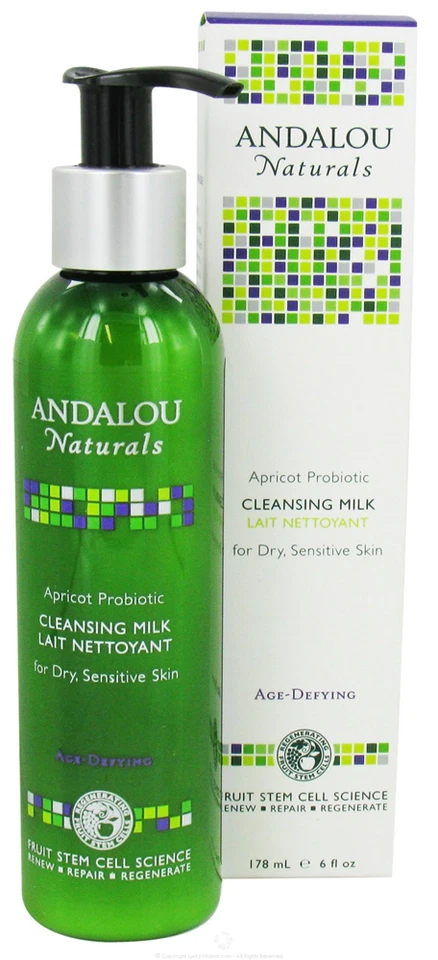 Andalou Naturals Apricot Probiotic Cleansing Milk