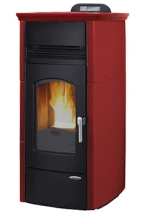 Termostufa pellet Laminox TINA IDROVENTILATA PRESTIGE 20kW rivestita in maiolica - Imagen 1 de 1