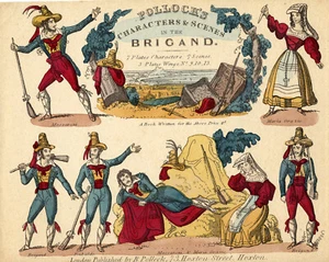 Toy Theatre Play - The Brigand - Printed in Tuppence Coloured - Picture 1 of 3