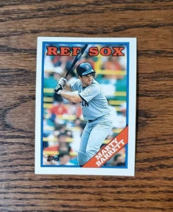 1988 Topps Marty Barrett Boston Red Sox #525 - Picture 1 of 2
