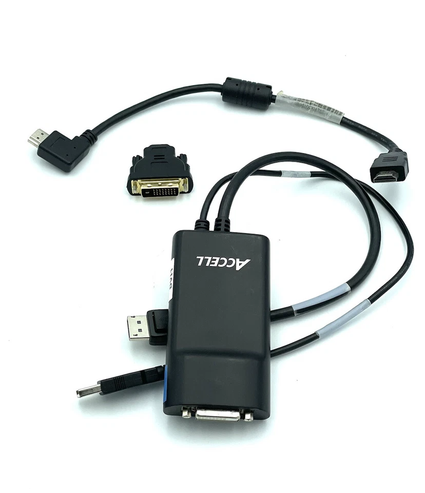 Accell UltraAV DisplayPort to DVI-D Dual-Link Adapter B087B-002B and Adapters - Image 1 of 3