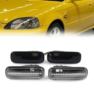 LED Dynamic Side Indicator Marker Light Turn Signal For Honda Civic EJ EK EM EK9 - Picture 1 of 26