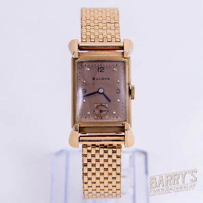 Bulova C557 14k Gold Antique Watch - Image 1 of 4