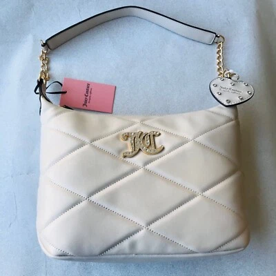 Сумка JUICY COUTURE ярче, чем бриллиант ангел Hobo белый - Изображение 1 из 4