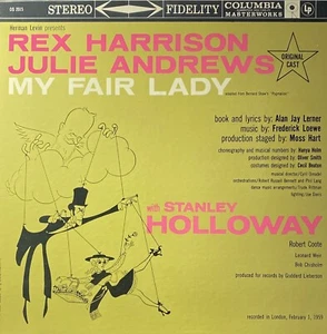 Julie Andrews & Rex Harrison: "My Fair Lady" (LP, Original Cast, GateFold, 1959) - Picture 1 of 3
