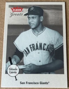 Orlando Cepeda 2002 Fleer Greats Karte #11 NM-MT Zustand - Bild 1 von 2