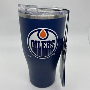 ORCA 27oz Chaser Stainless Steel Navy Blue Tumbler - Oilers NHL Hockey - Picture 1 of 4