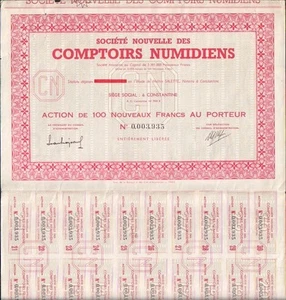COMPTOIRS NUMIDIENS (ALGÉRIE) (S) - Picture 1 of 1