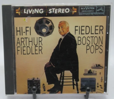 ARTHUR FIEDLER: HI-FI ARTHUR FIEDLER MUSIC CD, 9 TRACKS, ROSSINI LISZT CHABRIER+ - Image 1 of 2