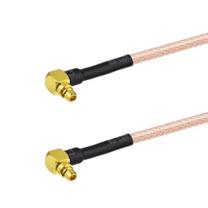 WLAN Antenna Extension Cable MMCX Male right angle to MMCX RA pigtail RG316 15cm - Picture 1 of 4