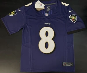 2XL Lamar Jackson #8 Vapor FUSE Trikot Lila Elite Qualität Baltimore Ravens - Bild 1 von 10