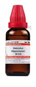 Dr Willmar Schwabe Aesculus Hippocastanum 30 CH Homeopathic Medicine 30ML d655 - Picture 1 of 5