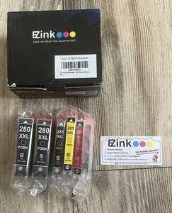 EZ Ink Cannon PG 280 281 ( 2 - 280XXL) (1 Each 281 XXL Black, Magenta, Yellow) - Picture 1 of 9