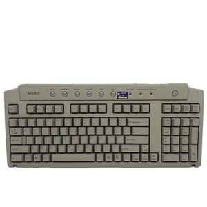 Sony Vaio 100-Key PS/2 Mechanical Keyboard Model: PCVA-KB1P/UB - Picture 1 of 4