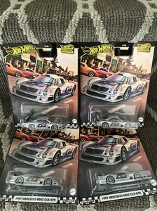 2024 HotWheels Premium Boulevard 1997 Mercedes-Benz CLK-GTR (Lot Of 4) - Picture 1 of 1