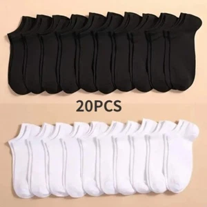 Mens Womens Trainer Liner Ankle Socks Invisible Cotton Low Cut Sports Socks lots - Picture 1 of 9