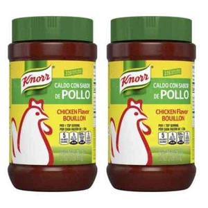 2 Pack Knorr Shelf-Stable Granulated Chicken Flavor Bouillon, 32 oz Jar - Picture 1 of 6