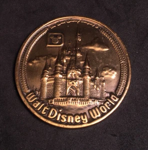 Walt Disney World Main Street USA Souvenir Bronze Coin Medallion Token - Picture 1 of 7