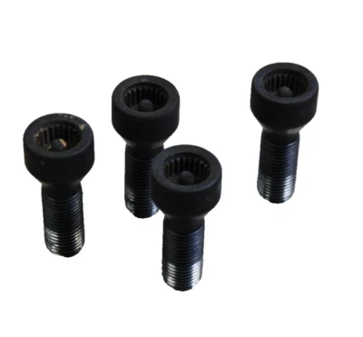 02-08 BMW E66 E65 750I 745I BLOQUEO RUEDA SEGURIDAD TUERCAS TUERCAS JUEGO DE 4 Foto 1 de 4