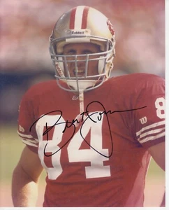 Brent Jones 8x10 Signed Photo W/ COA San Francisco 49ers #1 - Picture 1 of 1