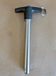 5/16" X 4" GRIP 17-4 STAINLESS STEEL AVIBANK BALL LOCK QUICK RELEASE PIN (T HDL) - Picture 1 of 3