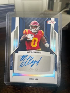 2024 SAGE Marshawn Lloyd Autograph RC USC Trojans - Picture 1 of 2