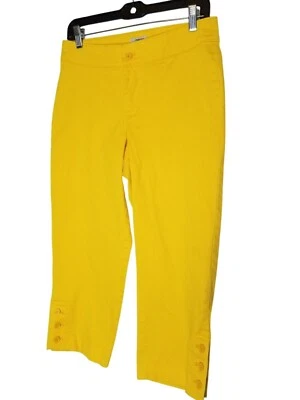 Pantalones cortos amarillos Monroe & Main para mujer talla 8 cintura alta Foto 1 de 4